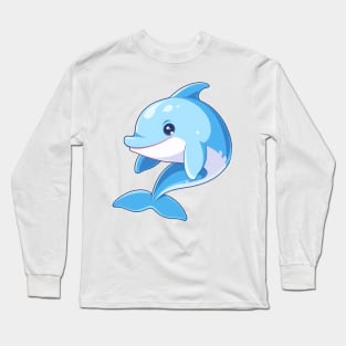 Blue Dolphin Long Sleeve T-Shirt